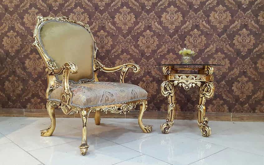 تصویر 3 از قیمت میز عسلی سلطنتی چوبی + خرید باور نکردنی
